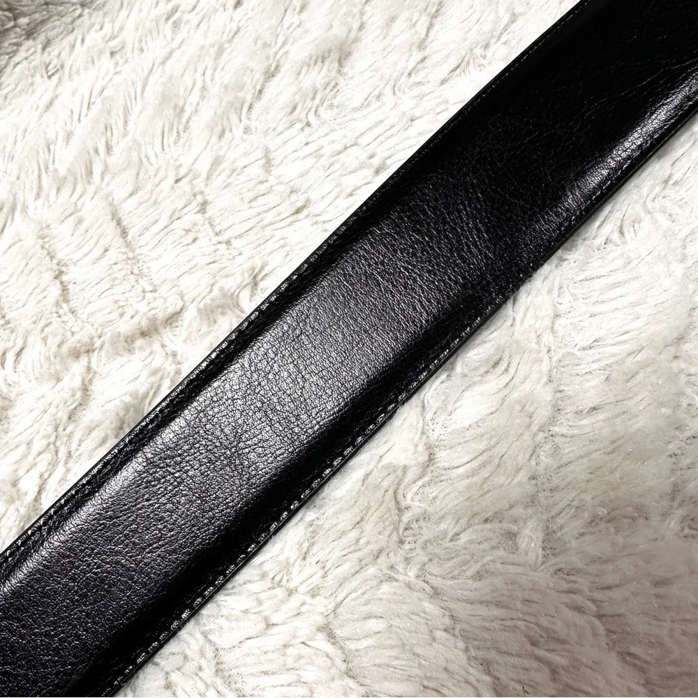 Original Penguin by Munsingwear REVERSIBLE Leather Black & Brown Belt,  size 34